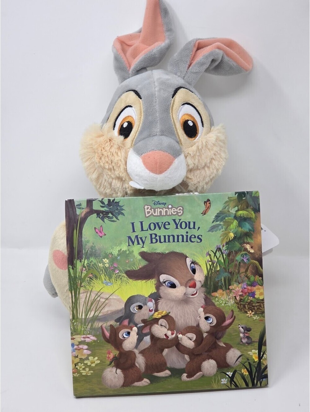 NEW Disney Thumper Bunny Rabbit Plush/ Book “I Love You, My Bunnies” Kohls Cares